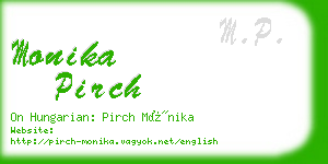 monika pirch business card